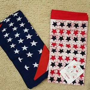2 American Bandanas NWT