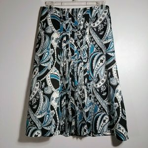 NWOT Ann Taylor paisley skirt