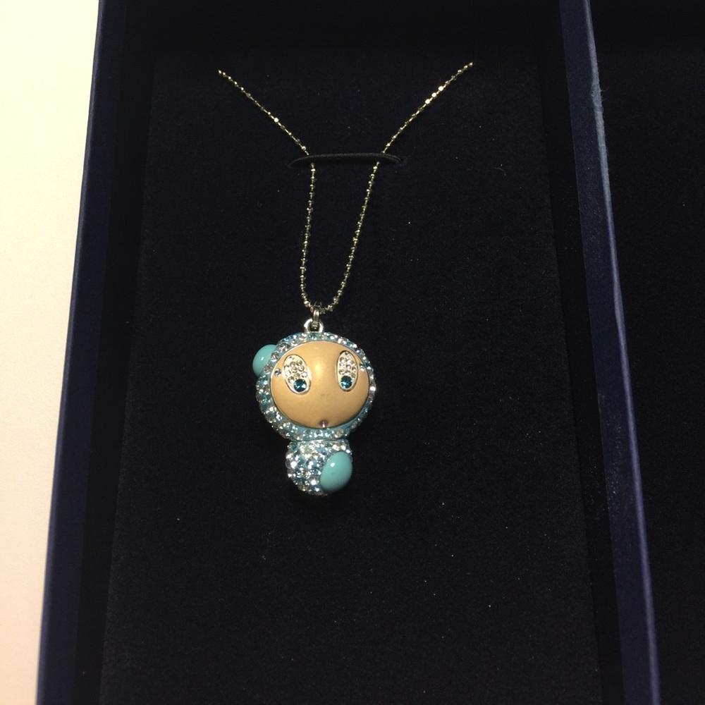 NWT Swarovski Erika OOT blue pendant