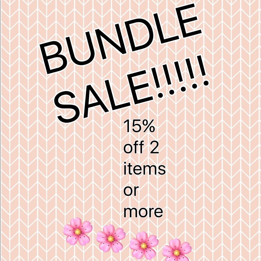 BUNDLE SALE 15%