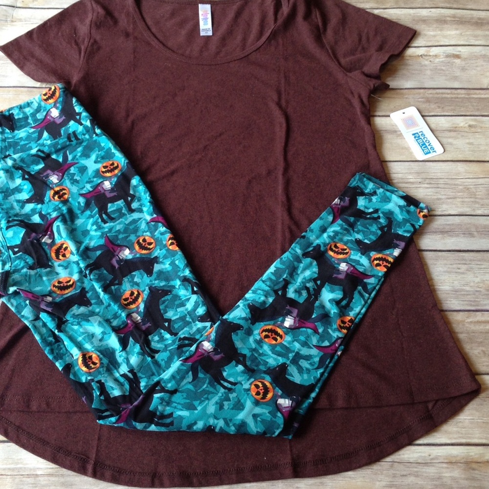 LuLaRoe Halloween OS headless horsemen