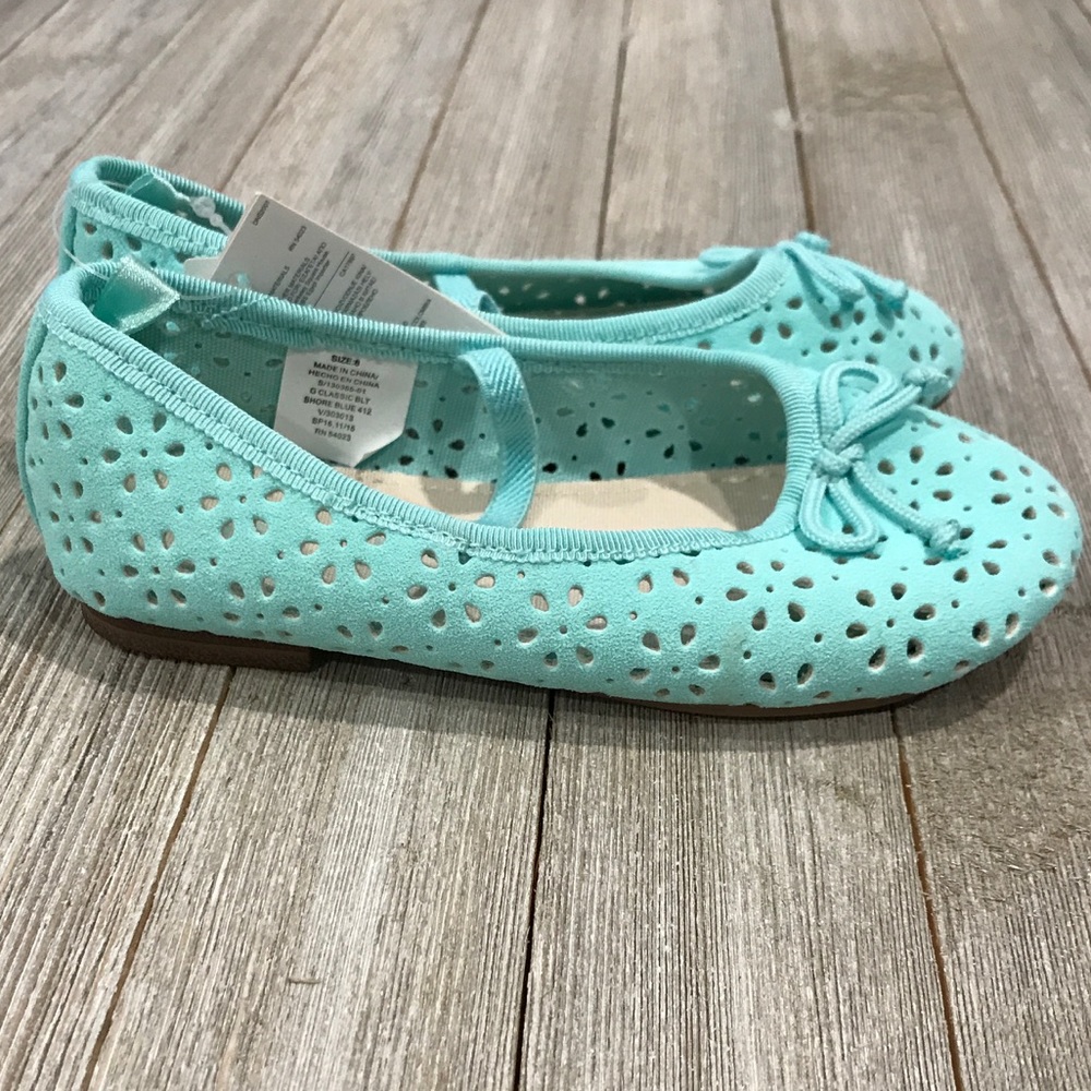 Gap (baby) Mary Jane Turquoise Shoe