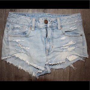 American eagle jean cut off shorts