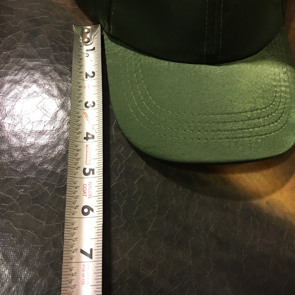 COLLECTION EIGHTEEN Hat Green Sateen - Picture 4 of 7
