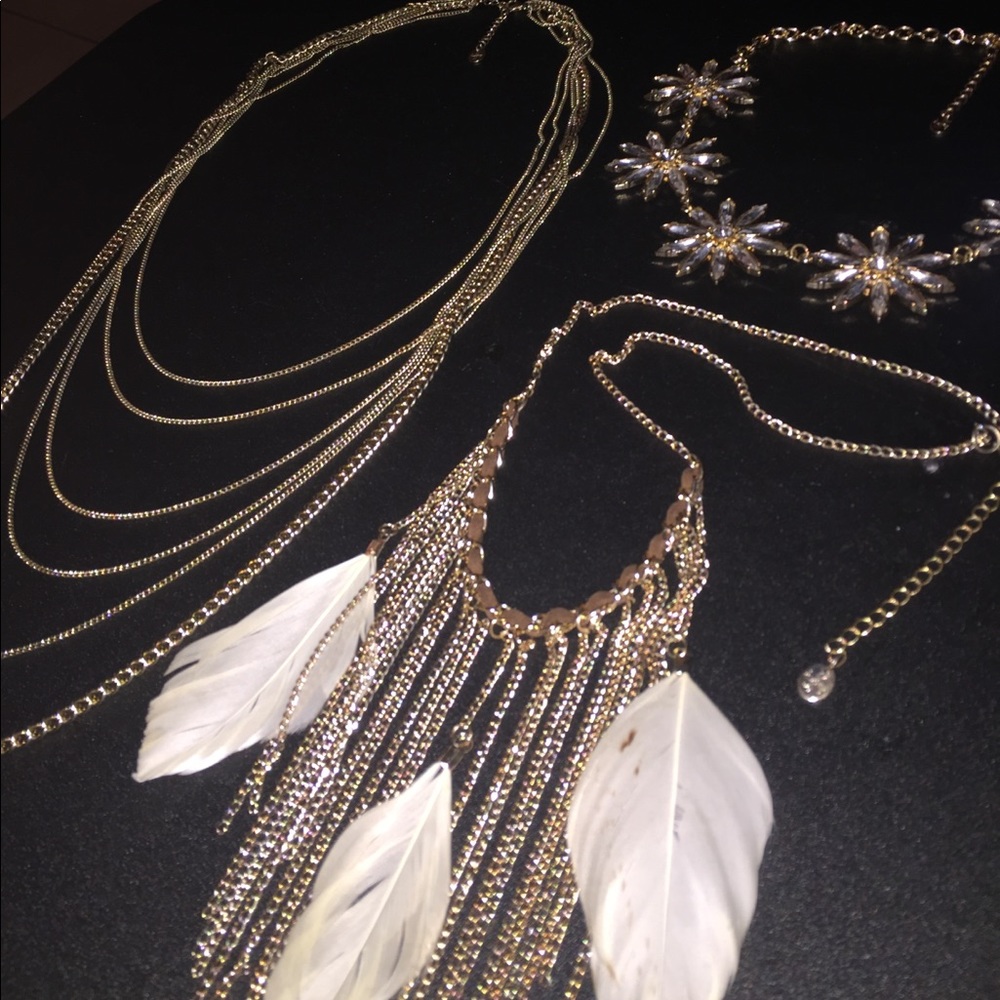 Gold jewelry lot