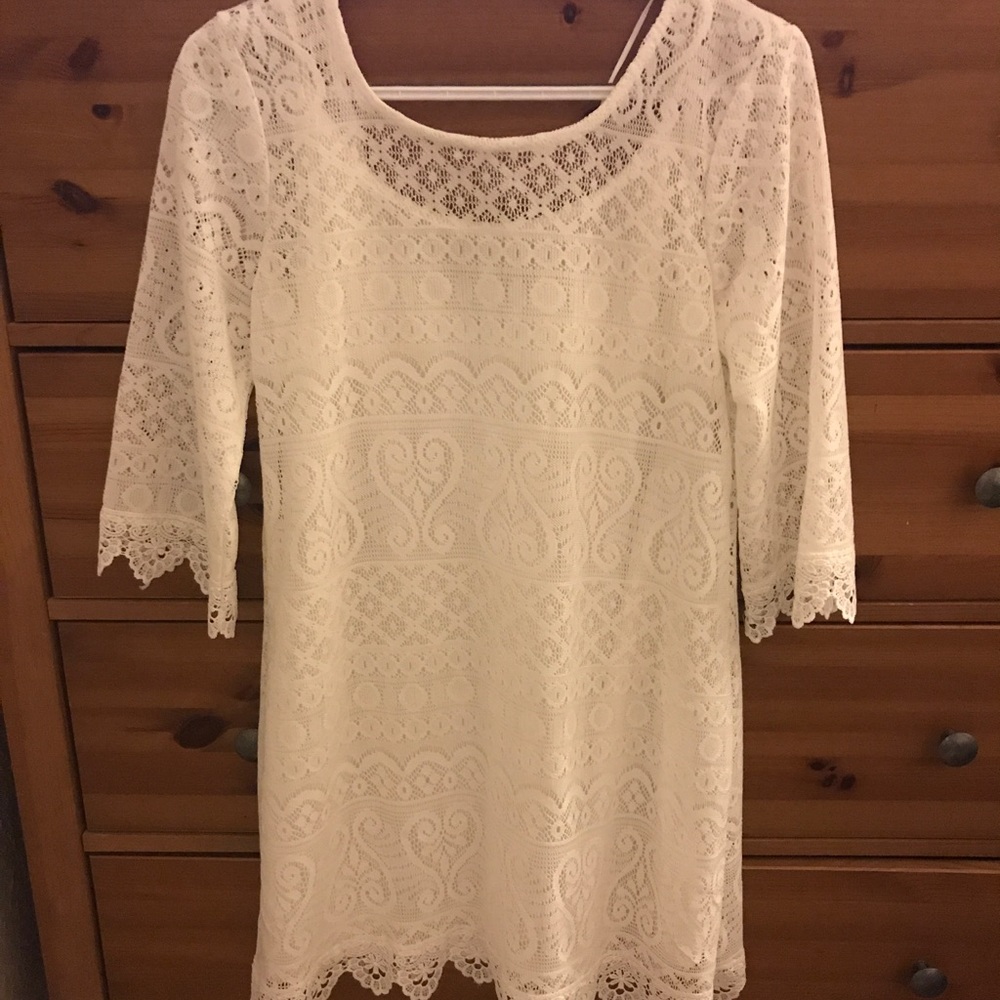 White Lacey dress