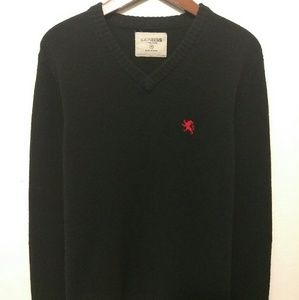 Express Size Medium Lambs Wool Black Sweater