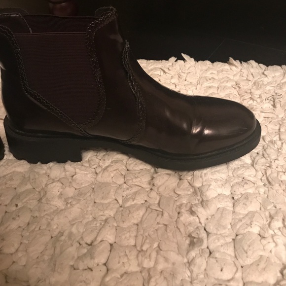 Cathy Jean Burgundy Bootie - Picture 2 of 5