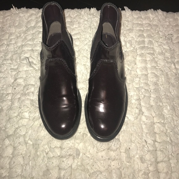 Cathy Jean Burgundy Bootie - Picture 3 of 5