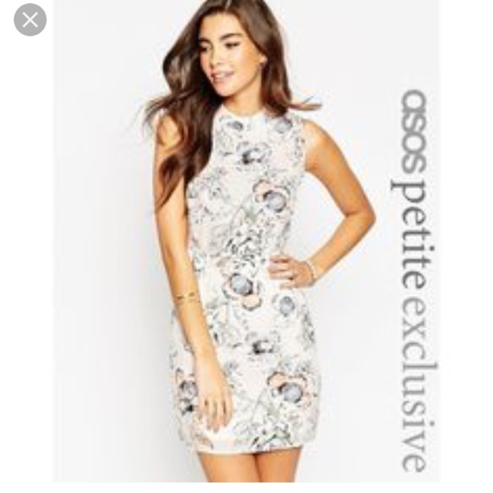 Cute floral midi/short dress