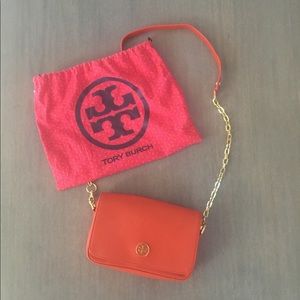 NEW!  Tory Burch cross body handbag. Orange