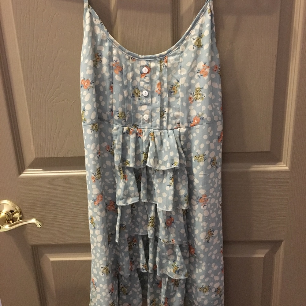 NWT Millau Floral Dress With Handkerchief Bottom