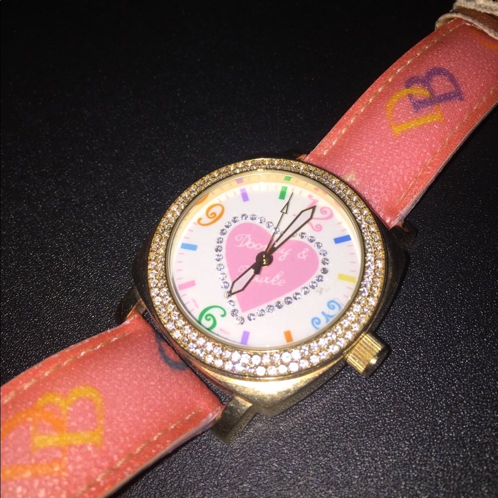 Dooney & Bourke Pink/Gold watch