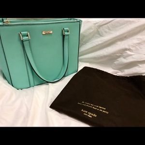 Price ⬇️ Kate Spade Newbury Lane Mint Green Tote