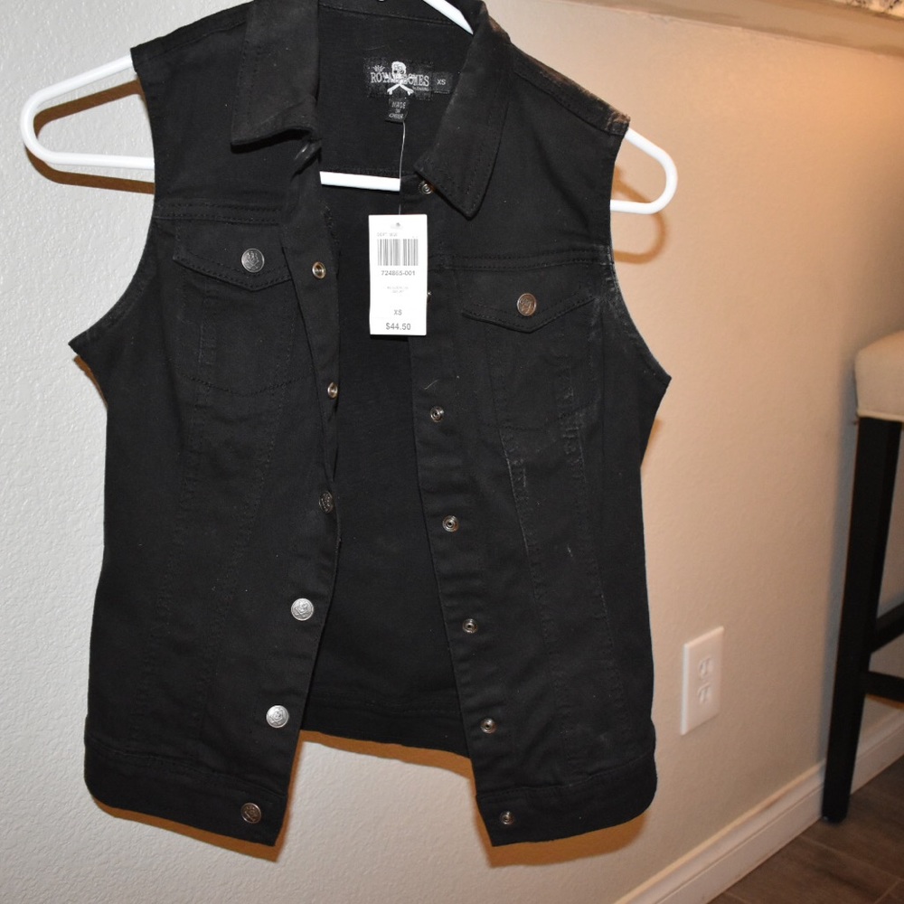 Black Jean vest