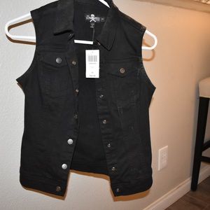 Black Jean vest