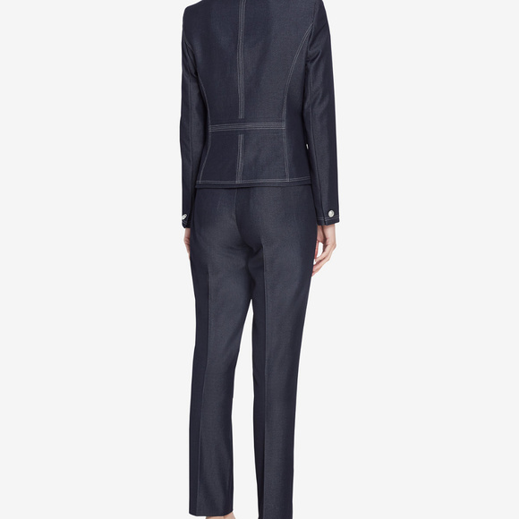 Suit -Tahari 2 Piece Denim pant Suit - Picture 3 of 6