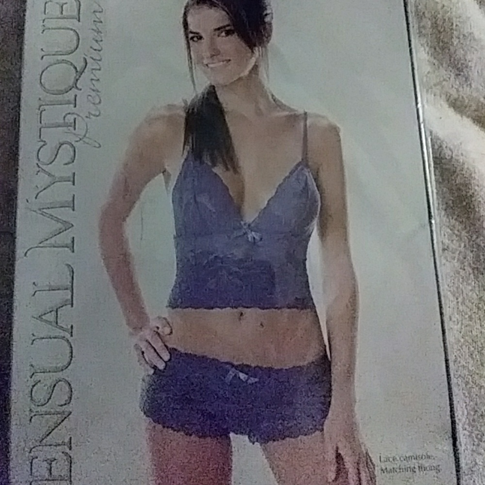 Lavender lace camisole