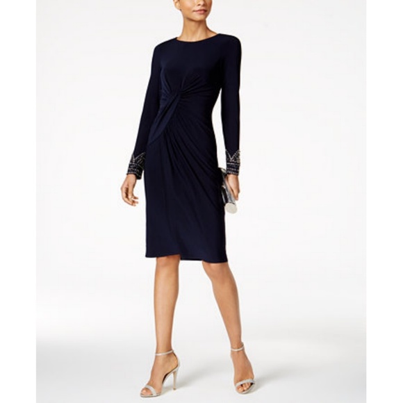 VINCE CAMUTO CUFF SLEEVE DRESS 🆕 - Picture 2 of 8