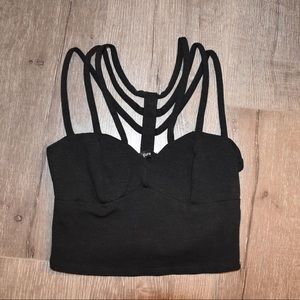 Strappy crop top