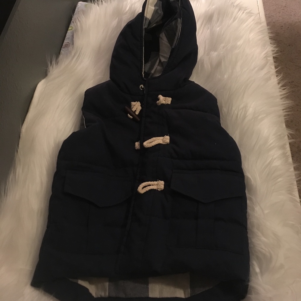 Puffy vest with hood