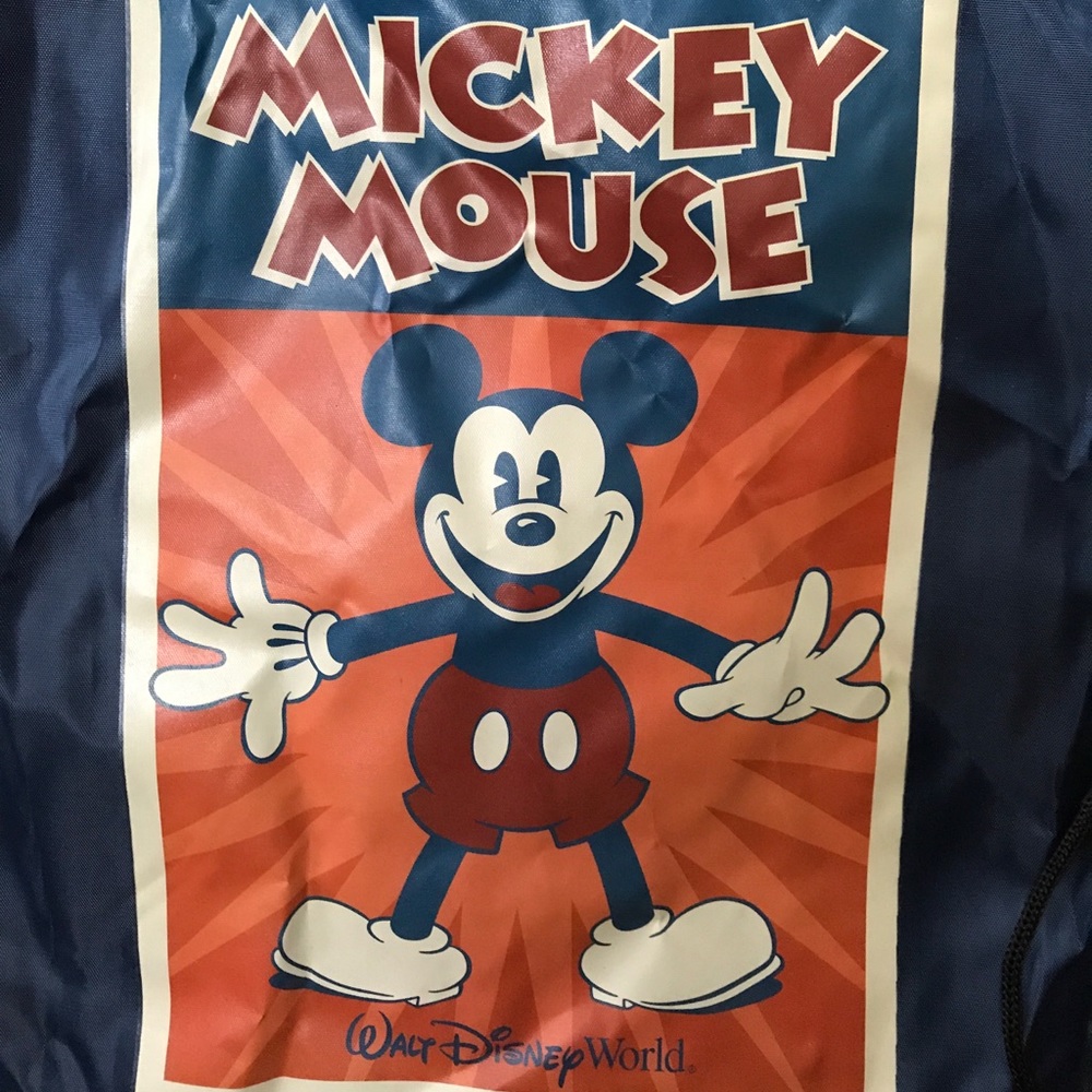 Drawstring Mickey Mouse Backpack - image 2