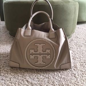 Tory Burch Ella Stud Logo Tote