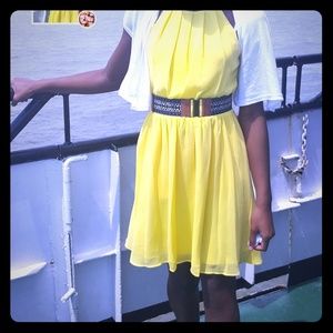Yellow mellow dress