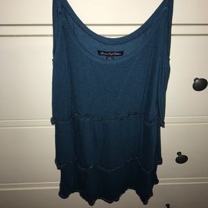 Blue tank top