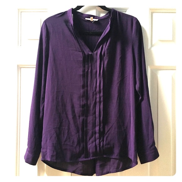 Purple small blouse by Hawthorn - good as new! - Picture 1 of 3