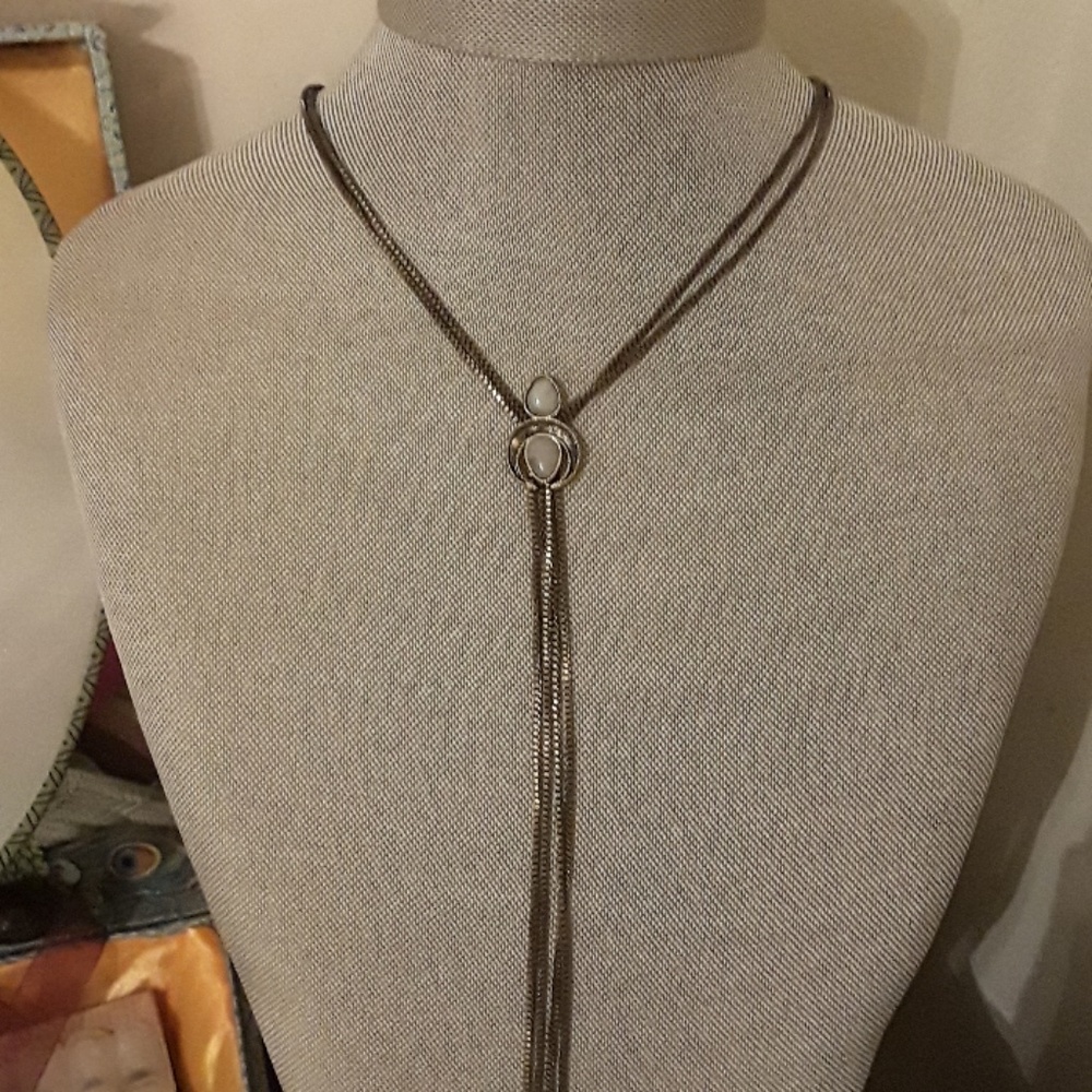Free People Antique Bronze Tassel Necklace