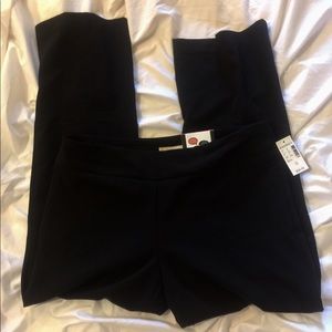 NWT BLACK TUMMY CONTROL SLACKS BY DRESS BARN
