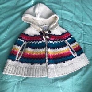 Old navy sweater poncho