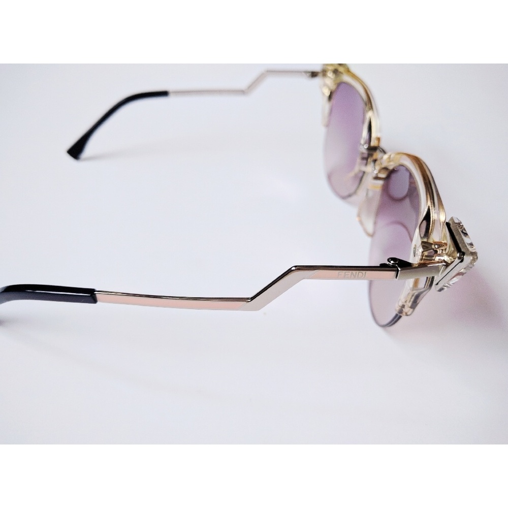 Fendi iridia crystal tip cat eye sunglasses - Picture 3 of 4