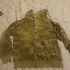 camo zip up