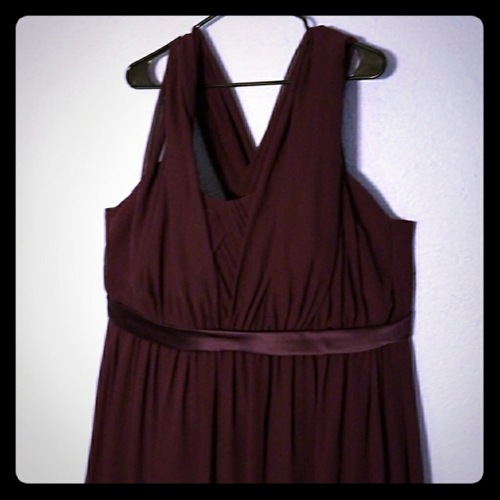 Aubergine Sorella Vita Bridesmaid Dress, Multiway Wrap, Formal, Prom