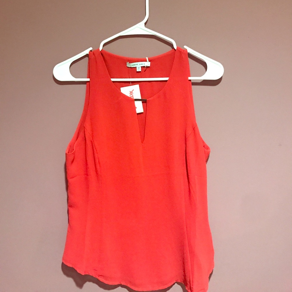 Red Business Casual Tank