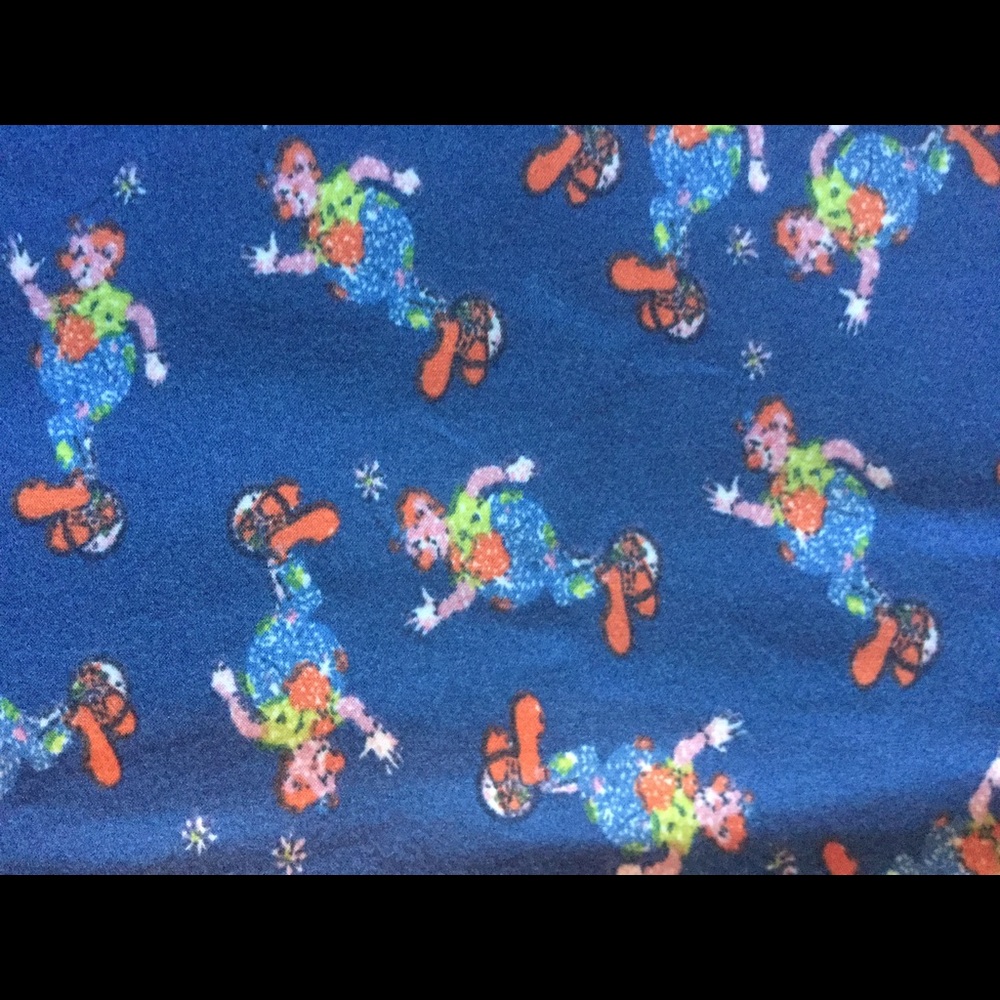 Lularoe OS Clown leggings. HTF