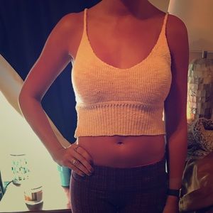 Light pink crop top