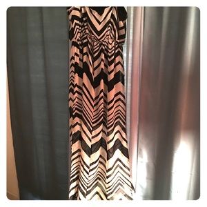 Chevron Maxi Dress