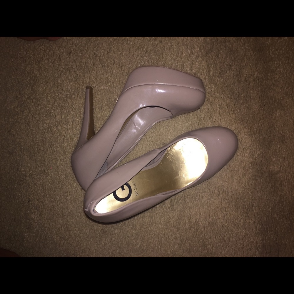 Guess Nude Platform Stiletto Heels size 9