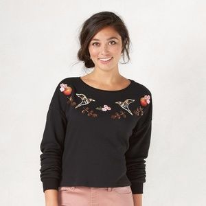 LC Lauren Conrad Sequin Sweatshirt