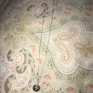 Scorpio zodiac sign necklace