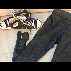 Nordie's LUSH charcoal Moto leggings. XS