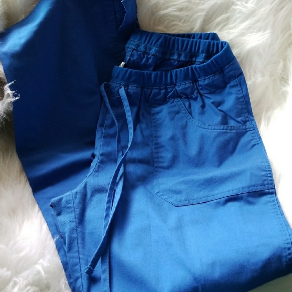 Blue Scrub Pants