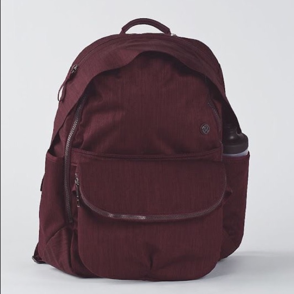 Lululemon Bordeaux Backpack & Crossbody