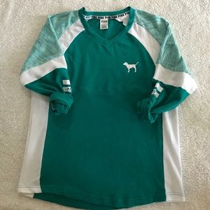 Victoria's Secret Pink Vneck sweatshirt size L!