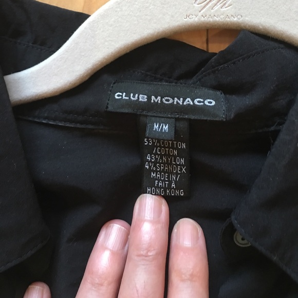 Like new button down black top - Picture 2 of 8