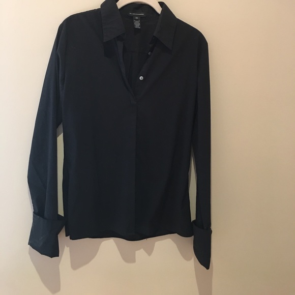 Like new button down black top - Picture 6 of 8