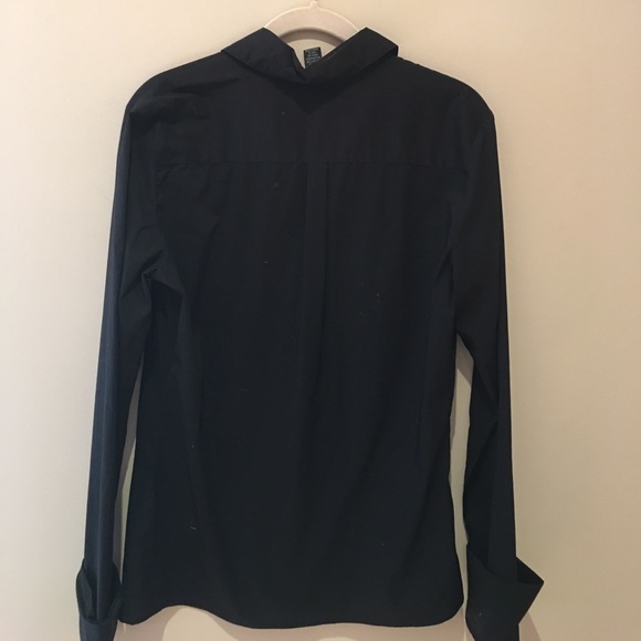 Like new button down black top - Picture 8 of 8